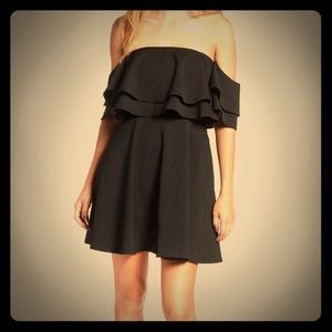 NWT Saks Fifth Avenue Keepsake Two Fold Mini Dress